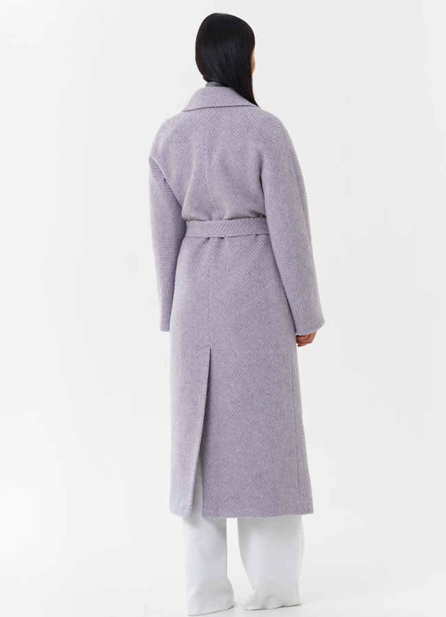 Женское пальто с английским воротником модель № 27671 универмаг малина