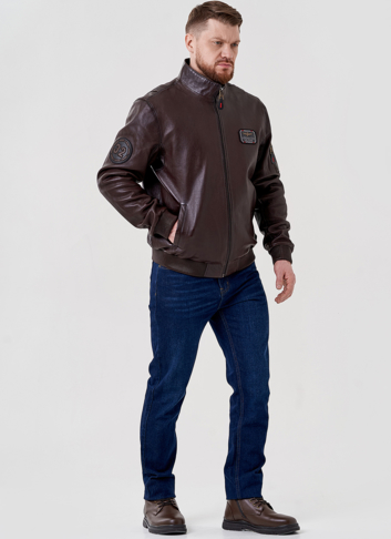 Мужская куртка из натуральной кожи 