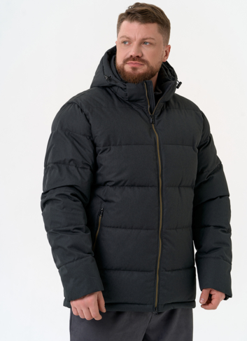 Мужской пуховик с капюшоном 