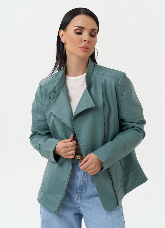 фото Куртка женская из эко кожи модель № 30383