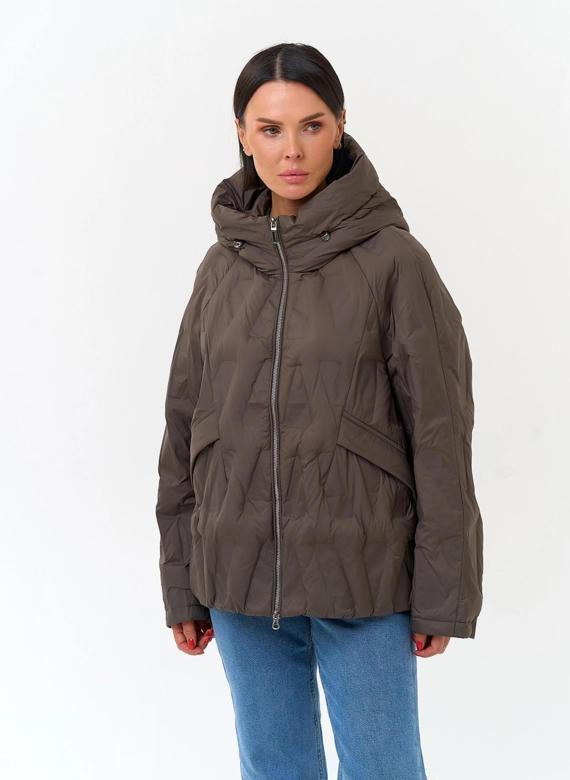 Женская куртка с капюшоном фото