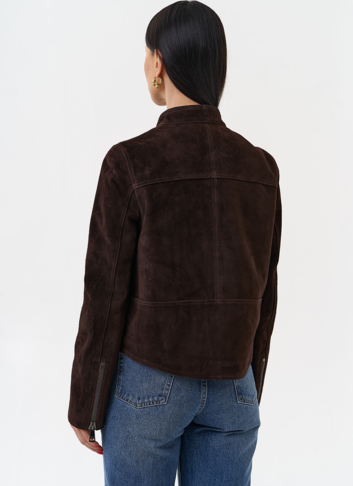 Женская куртка из замши