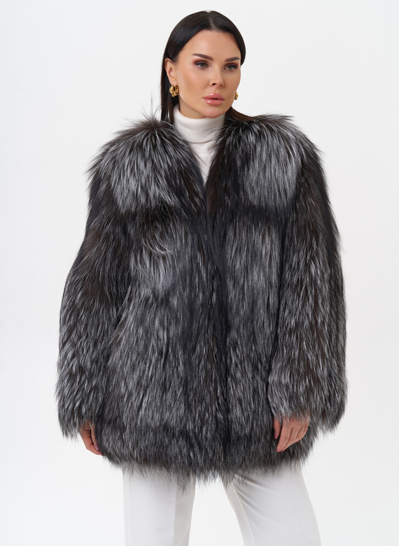 Куртка из чернобурой лисы